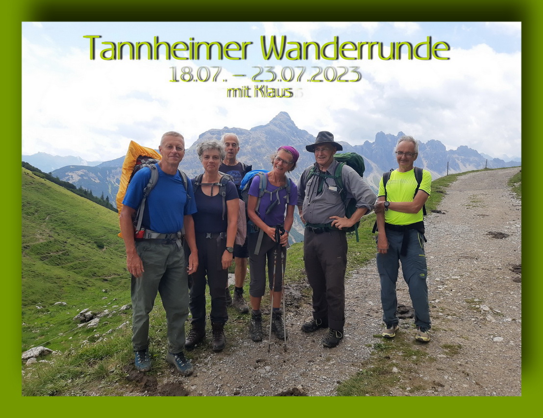 Tannheimer Tal Wanderung mit Klaus 0723