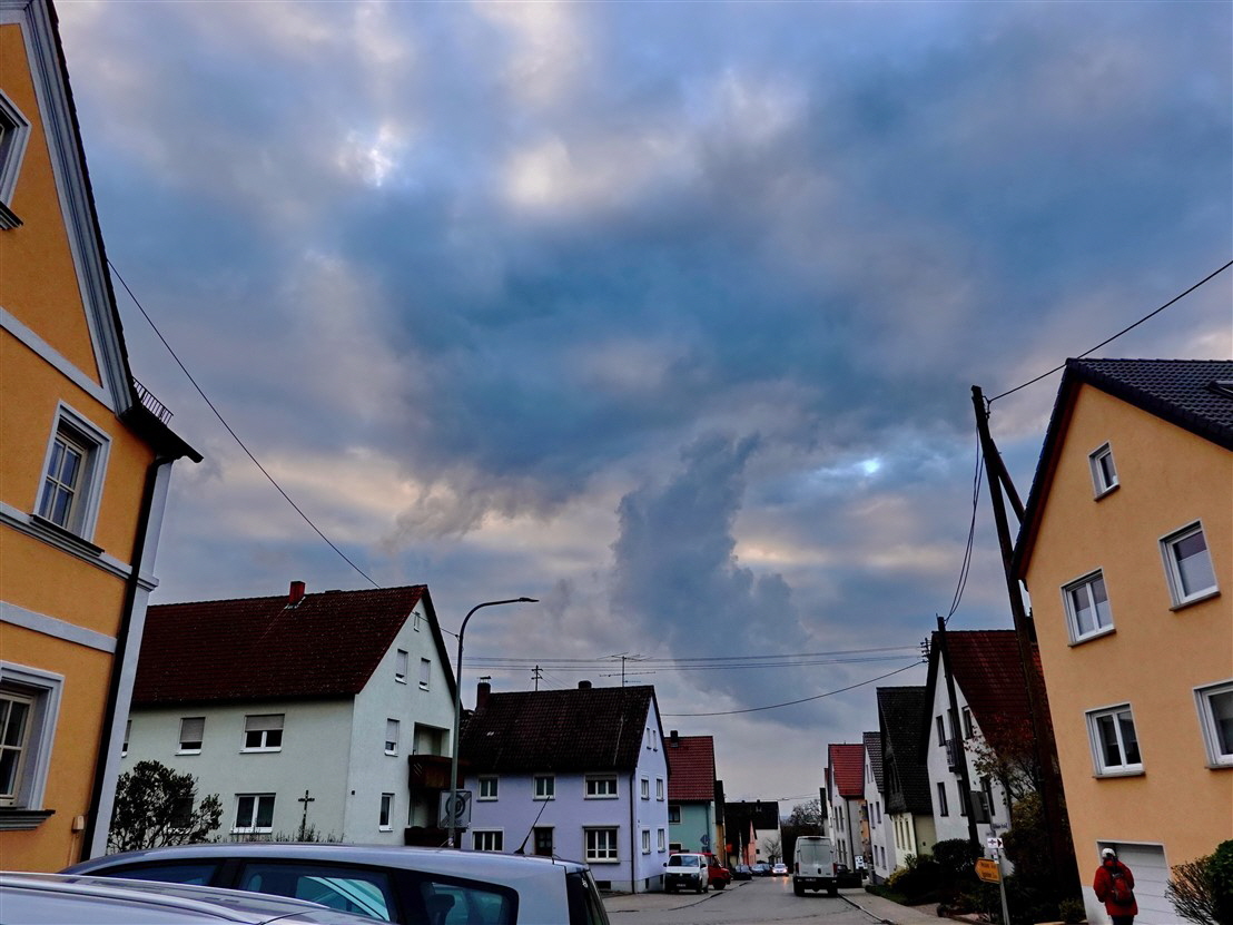 Abendwolken in Kauernhofen